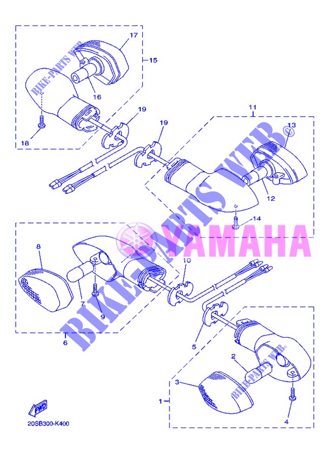 INDICATOR for Yamaha DIVERSION 600 F ABS 2013
