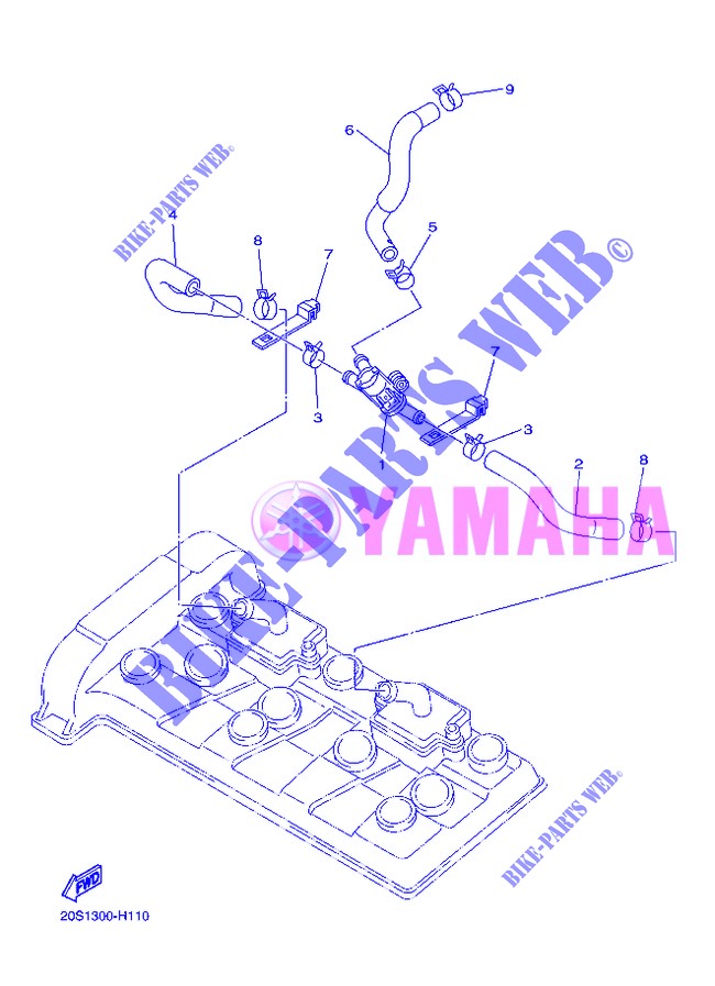 INTAKE for Yamaha DIVERSION 600 F ABS 2013