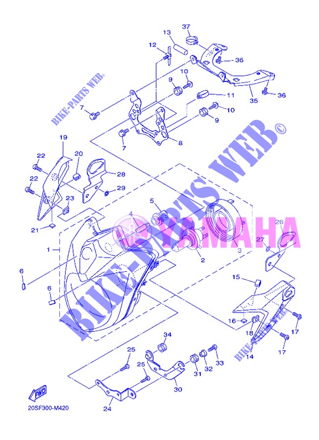 HEADLIGHT for Yamaha XJ6N 2013