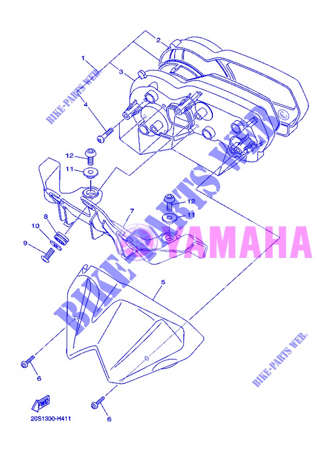 SPEEDOMETER for Yamaha XJ6N 2013