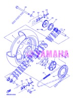 REAR WHEEL for Yamaha XJ6NA 2013