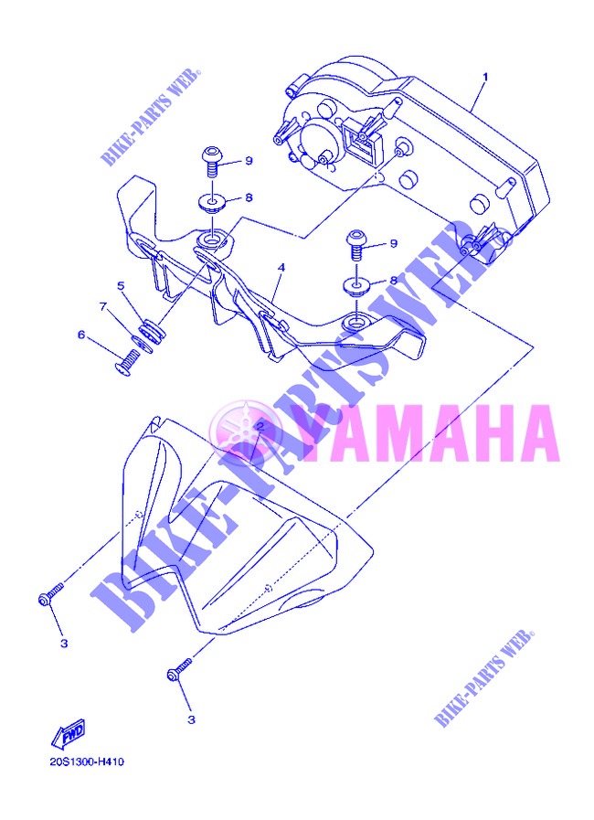 SPEEDOMETER for Yamaha XJ6NA 2013