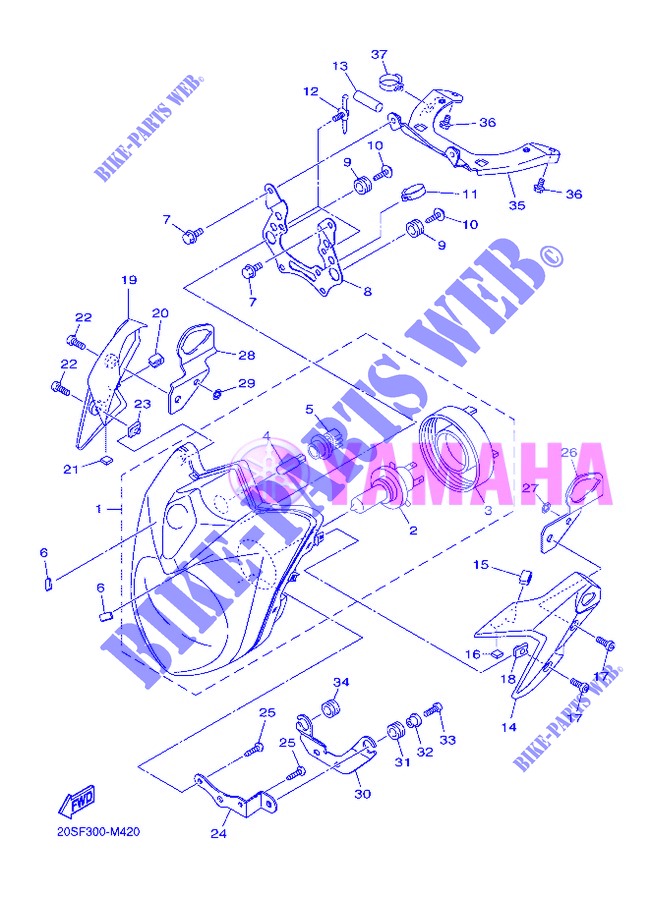 HEADLIGHT for Yamaha XJ6NA 2013