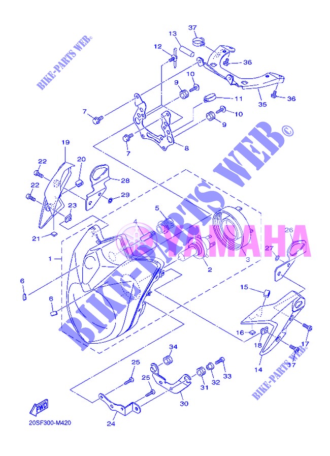 HEADLIGHT for Yamaha XJ6NA 2013