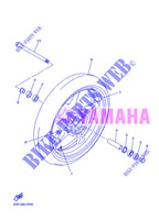 FRONT WHEEL for Yamaha DIVERSION 600 2013