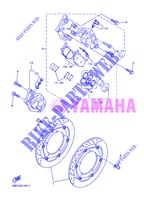 FRONT BRAKE CALIPER for Yamaha DIVERSION 600 ABS 2013