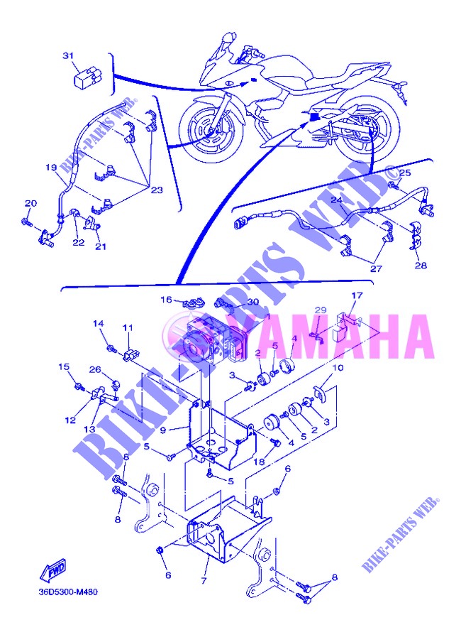 ELECTRICAL 3 for Yamaha DIVERSION 600 ABS 2013