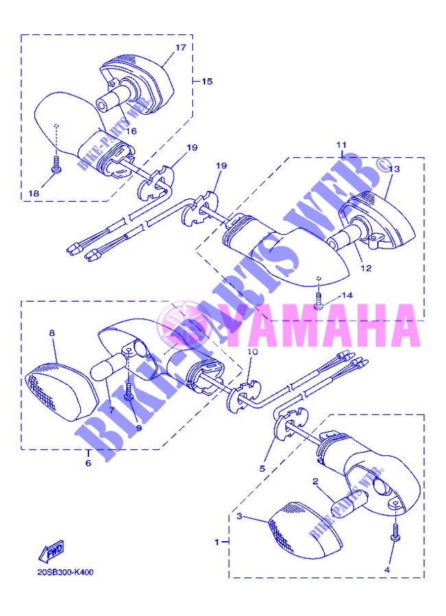 INDICATOR for Yamaha DIVERSION 600 ABS 2013
