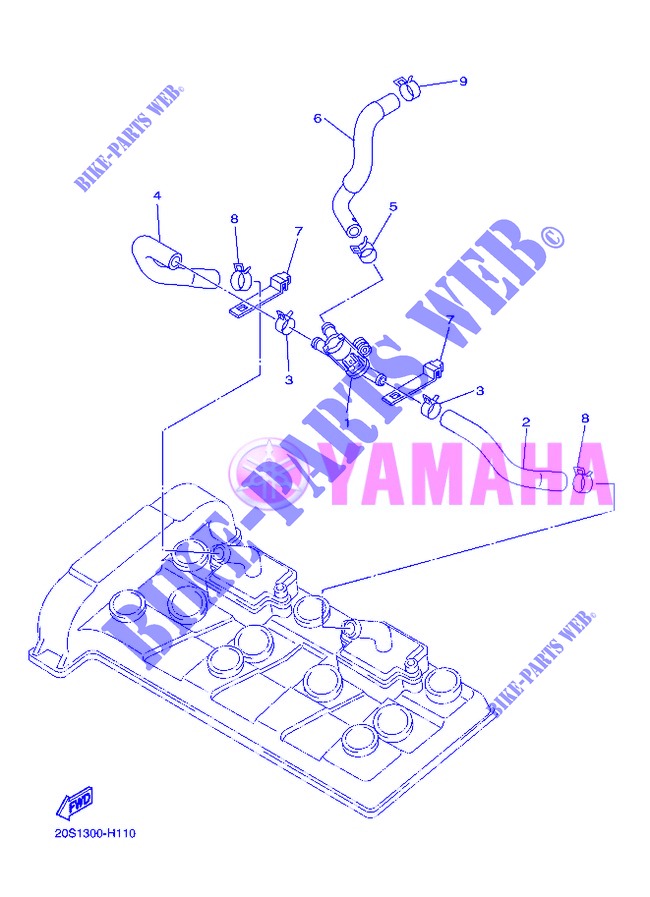 INTAKE for Yamaha DIVERSION 600 ABS 2013
