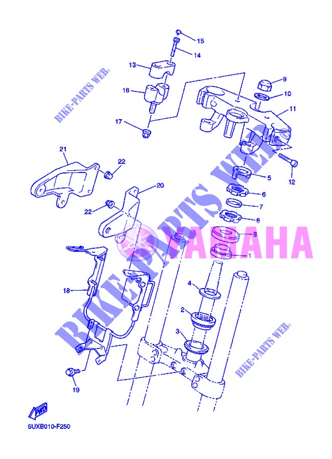 STEERING for Yamaha XJR1300 2013