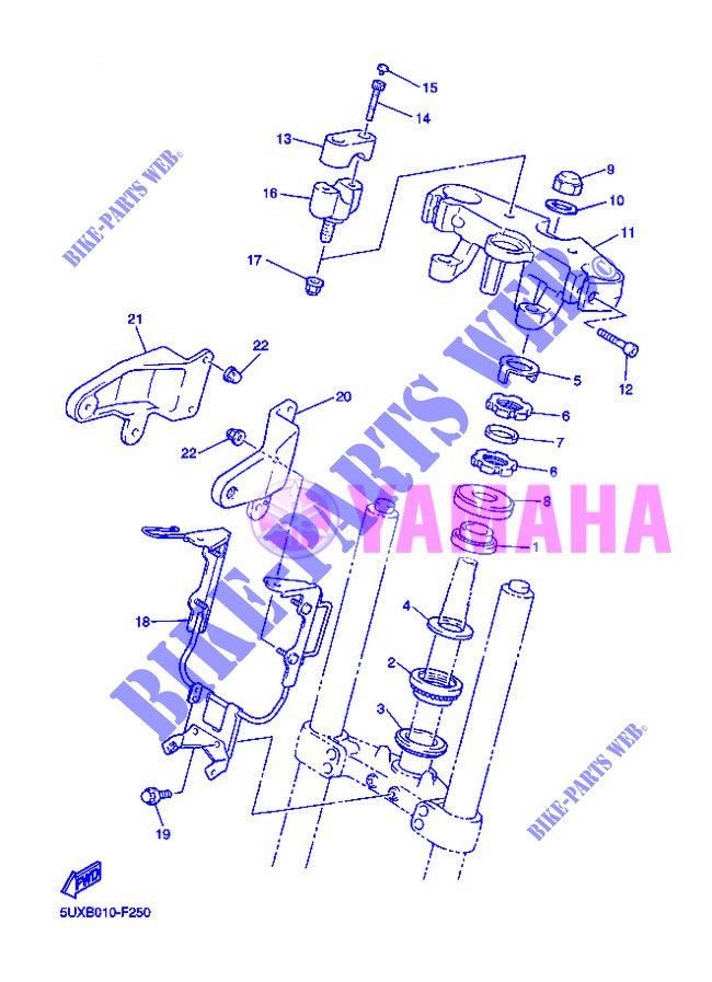 STEERING for Yamaha XJR1300 2013