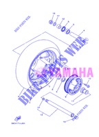 REAR WHEEL for Yamaha XP500 2013