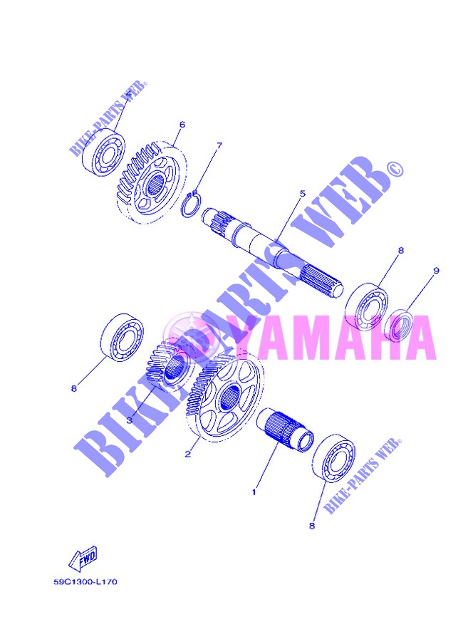 TRANSMISSION for Yamaha XP500 2013