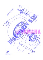 REAR WHEEL for Yamaha XP500A 2013