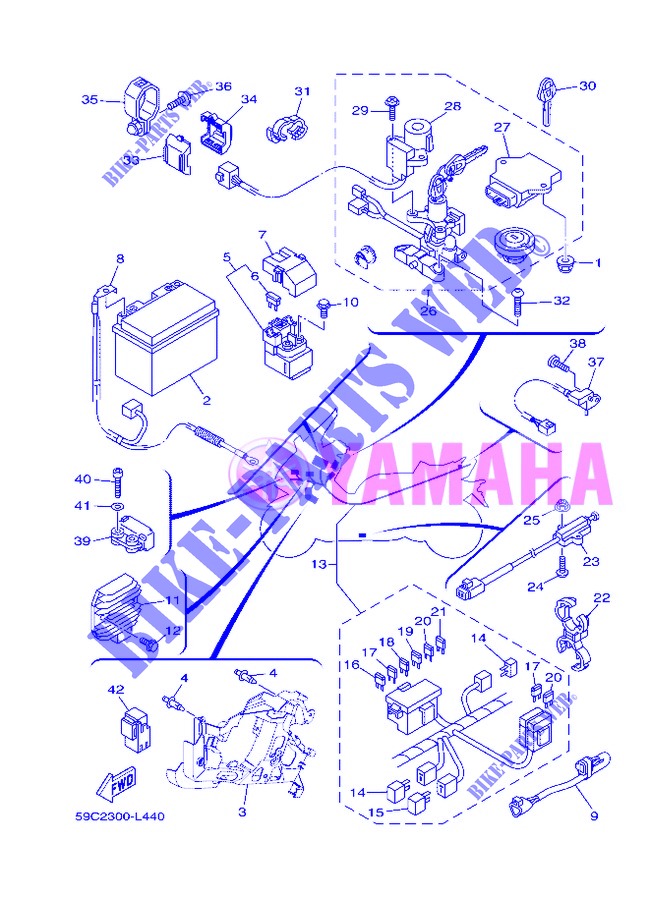 ELECTRICAL 1 for Yamaha XP500A 2013