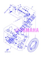 REAR BRAKE CALIPER for Yamaha XP500A 2013