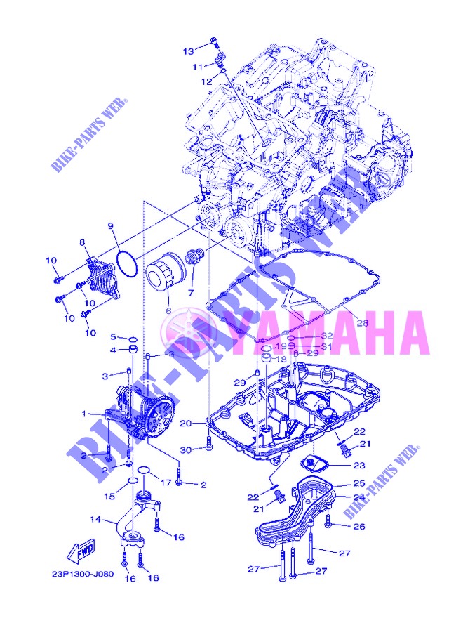 OIL PUMP for Yamaha XT1200Z 2013