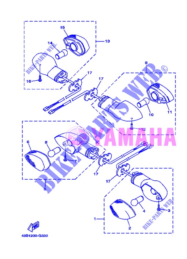 INDICATOR for Yamaha XTZ125E 2013
