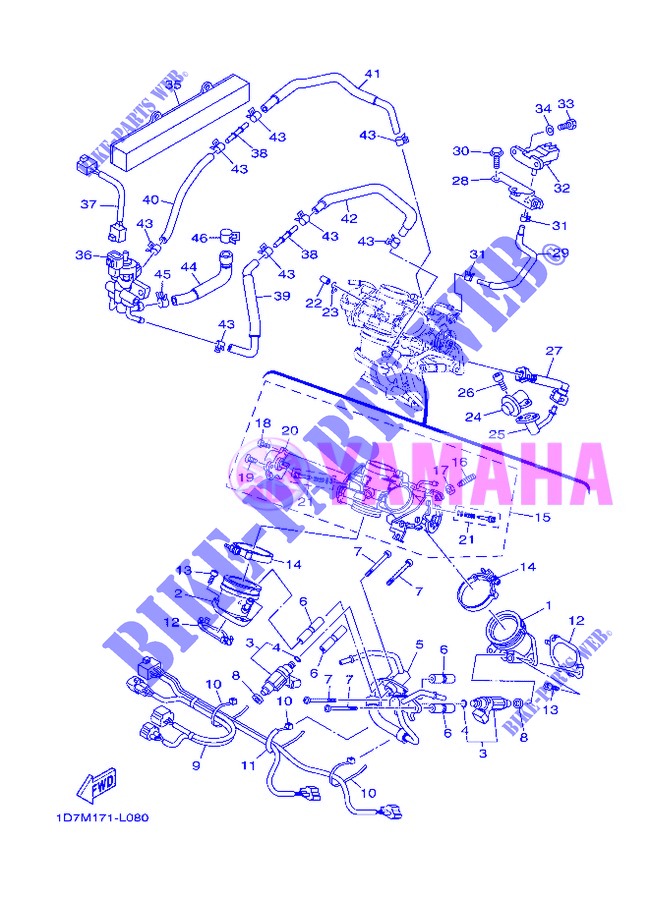 INTAKE for Yamaha MIDNIGHT STAR 1900 2013