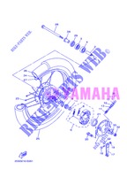 FRONT WHEEL 2 for Yamaha YBR125E 2013
