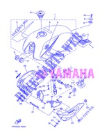 FUEL TANK for Yamaha YBR125E 2013