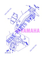 FENDER for Yamaha YBR125E 2013