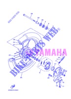 FRONT WHEEL for Yamaha YBR125EGS 2013