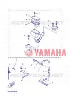 REAR BRAKE MASTER CYLINDER for Yamaha NS50N 2013