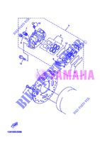 REAR BRAKE CALIPER for Yamaha YP250RA 2013