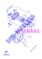 REAR BRAKE CALIPER for Yamaha YP250RA 2013