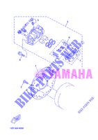 REAR BRAKE CALIPER for Yamaha XMAX 400 2013