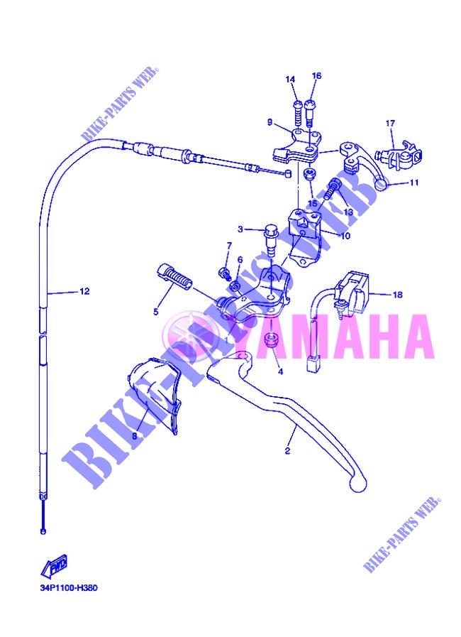 SWITCH / LEVER for Yamaha YZ250F 2013