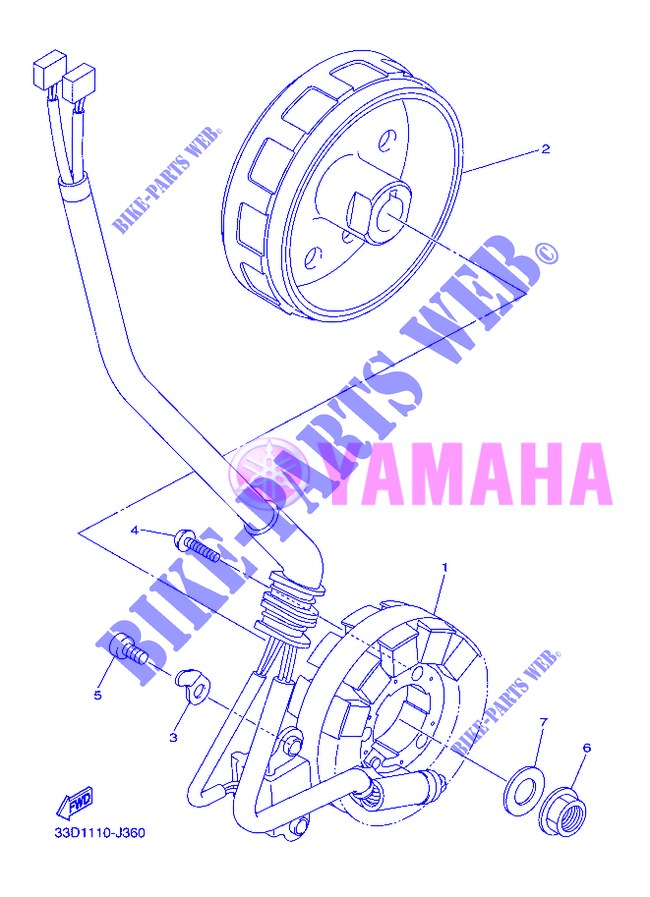 IGNITION for Yamaha YZ450F 2013