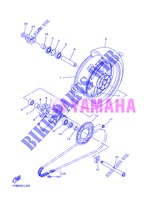REAR WHEEL for Yamaha YZF-R1 2013