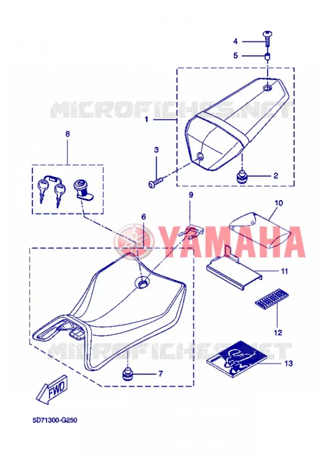 SEAT Yamaha MOTO 125 2013 R125  YZF-R125