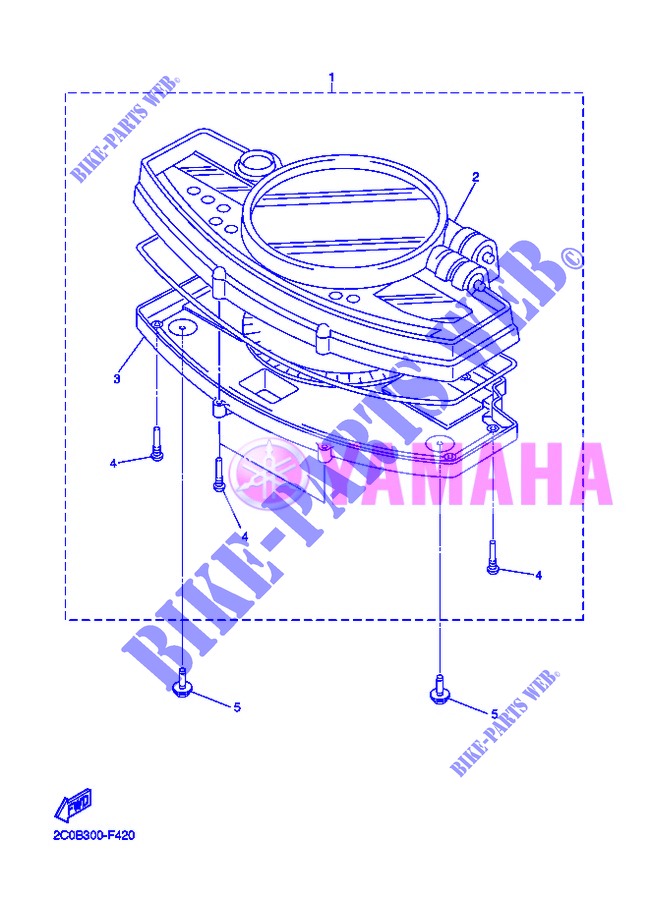 SPEEDOMETER for Yamaha YZF-R6 2013