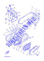 COVER   ENGINE 1 for Yamaha YP250RA 2013
