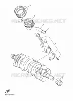 CRANKSHAFT / PISTON for Yamaha XJ6N 2013
