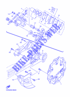 REAR BRAKE CALIPER for Yamaha YZ125 2014