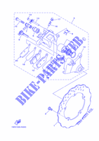 REAR BRAKE CALIPER for Yamaha MT07 2014