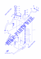 REAR BRAKE MASTER CYLINDER for Yamaha MT07 2014