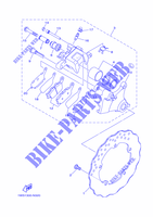 REAR BRAKE CALIPER for Yamaha MT07 2014