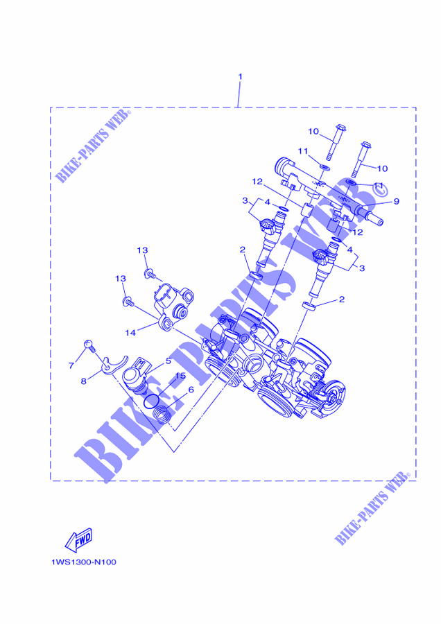 INTAKE 2 for Yamaha MT07A 2014