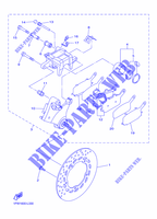 REAR BRAKE CALIPER for Yamaha DIVERSION 600 2014