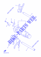 GEAR SHIFT SELECTOR DRUM / FORKS for Yamaha DIVERSION 600 F 2015