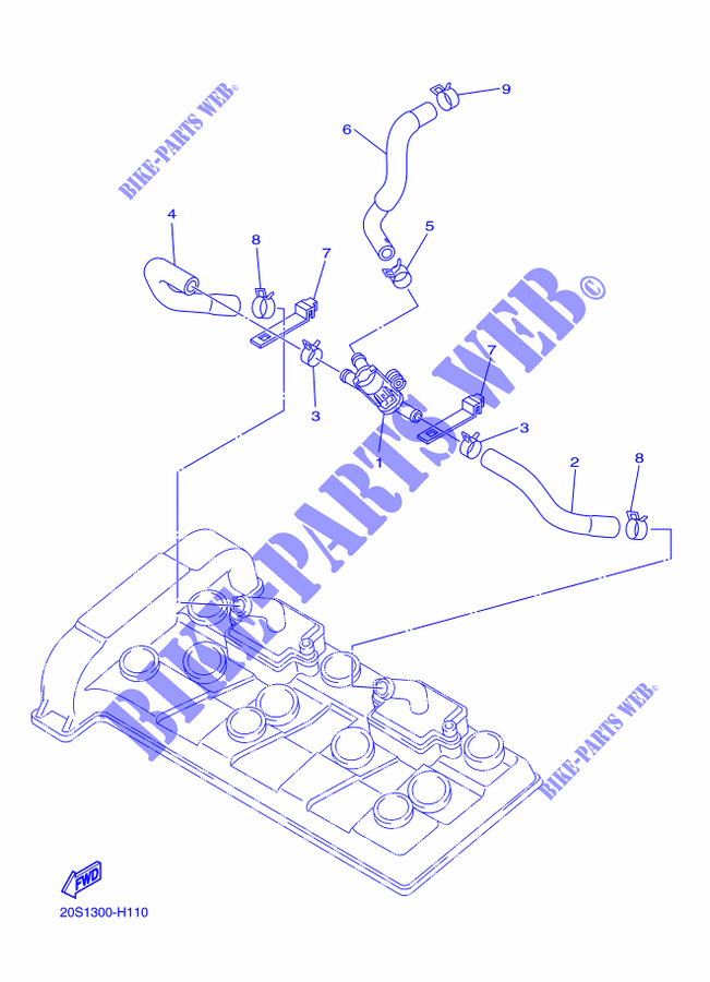 AIR INDUCTION SYSTEM AIS for Yamaha DIVERSION 600 ABS 2015