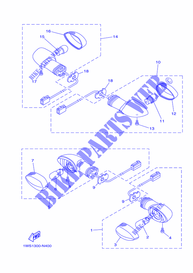 INDICATOR for Yamaha MT07 2015
