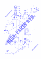 REAR BRAKE MASTER CYLINDER for Yamaha MT07 2014