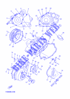 COVER   ENGINE 1 for Yamaha XT660ZA 2015