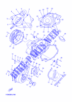 COVER   ENGINE 1 for Yamaha XT660ZA 2015